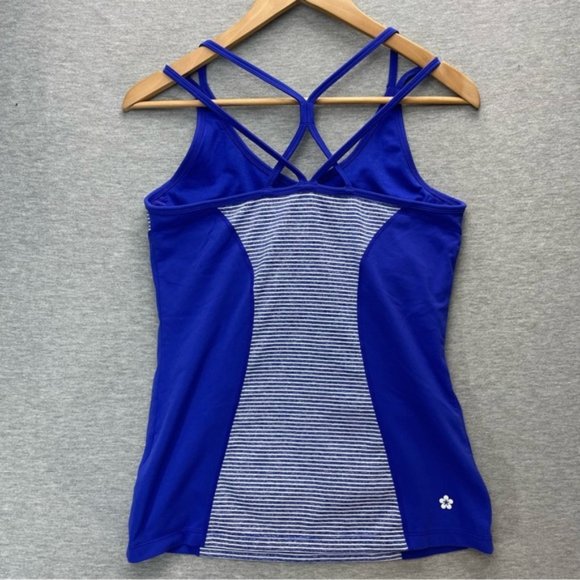 Tuff Athletics Womens Blue White Tank Top Size Medium - Picture 6 of 9